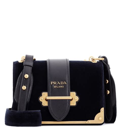 prada cahier blue bag|Prada cahier studded bag.